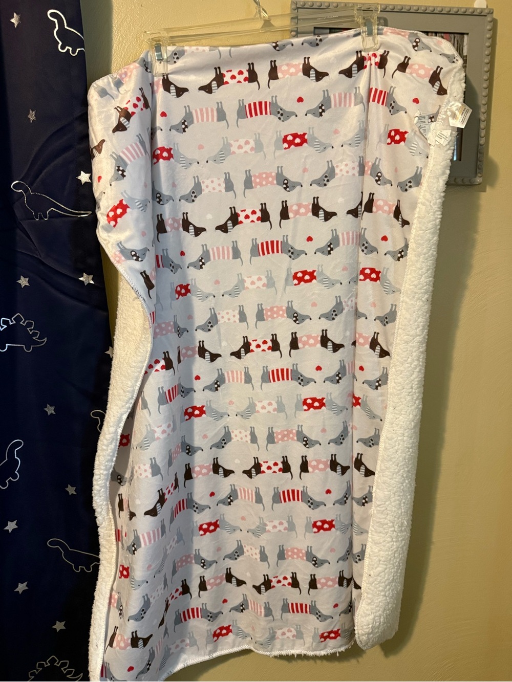 Dachshund Baby Girl Blanket